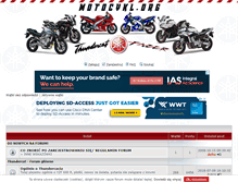 Tablet Screenshot of motocykl.org